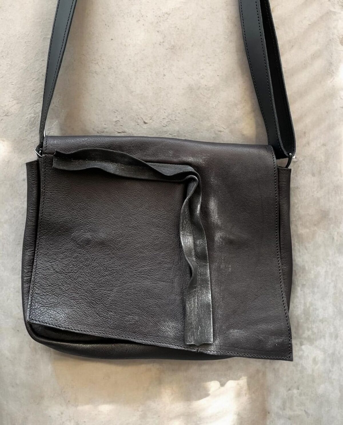 Pochette cuir
